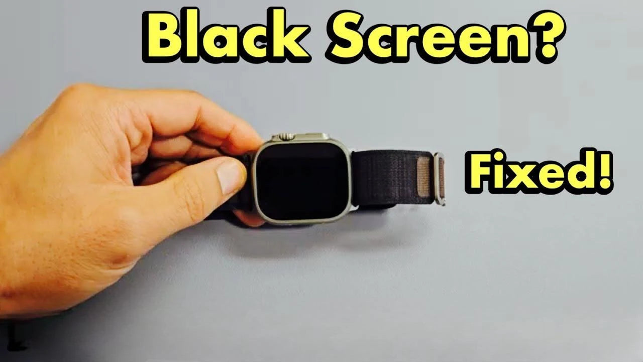 How to Fix Apple Watch Black Screen or Not Turning on? | ESR BLOG How to Fix Apple Watch Black Screen or Not Turning on? | ESR BLOG