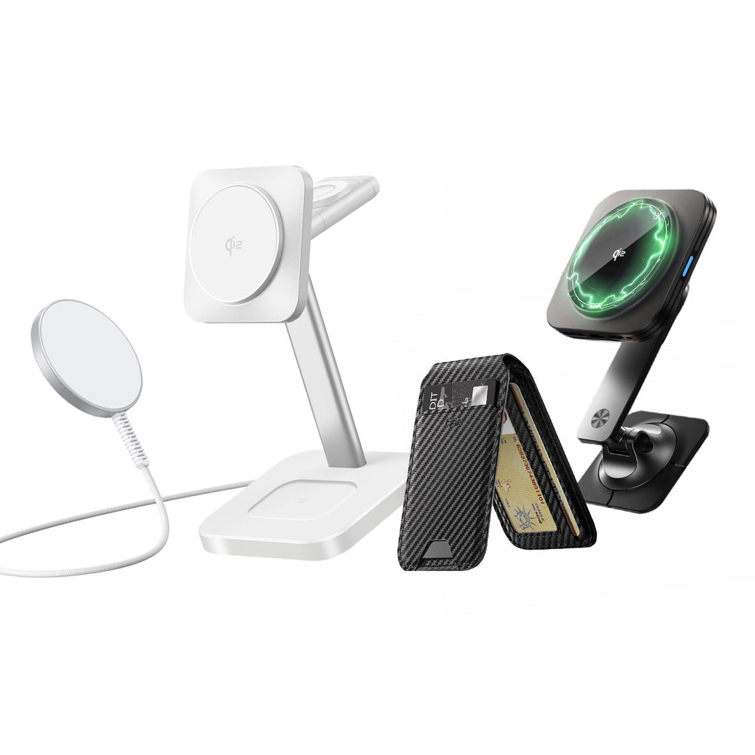 MagSafe Charging Bundle for Home, Car & Work with Magnetic Wallet - US Plug ESR ESR