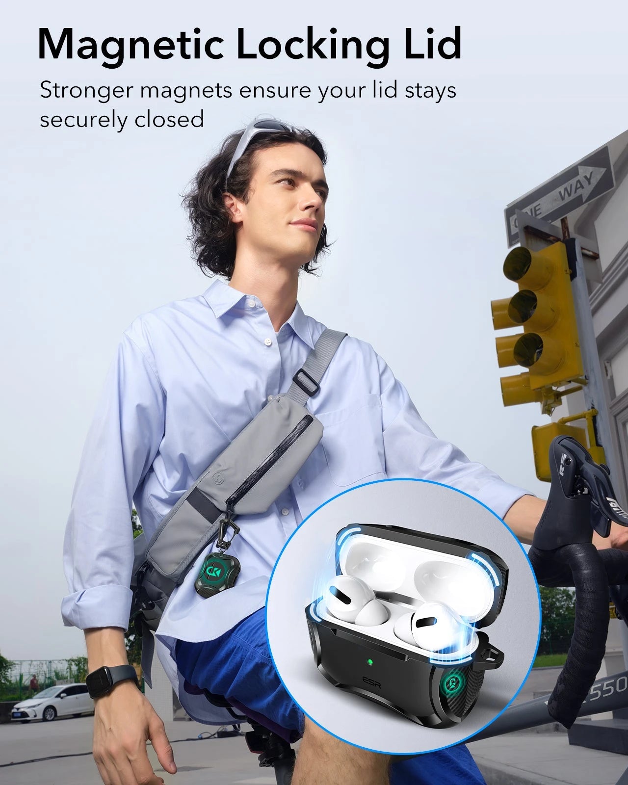 ESR AirPods Pro 3 Rugged Charging Case Black