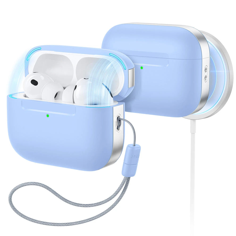 Light Blue AirPods Pro 3 Magnetic Case–ESR Pulse Lite Drop Protection