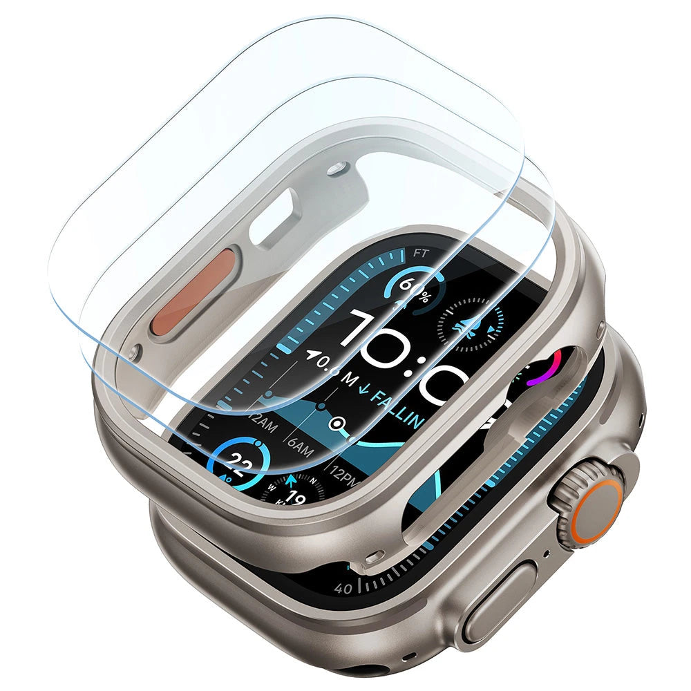 Apple Watch Ultra 3 Case with Screen Protector Titanium
