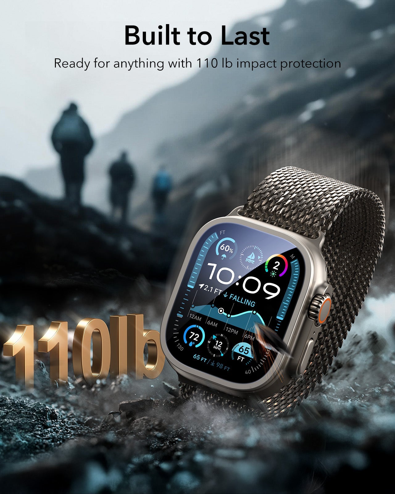 ESR Apple Watch Ultra 3 2025 Screen Protector Titanium Built to Last