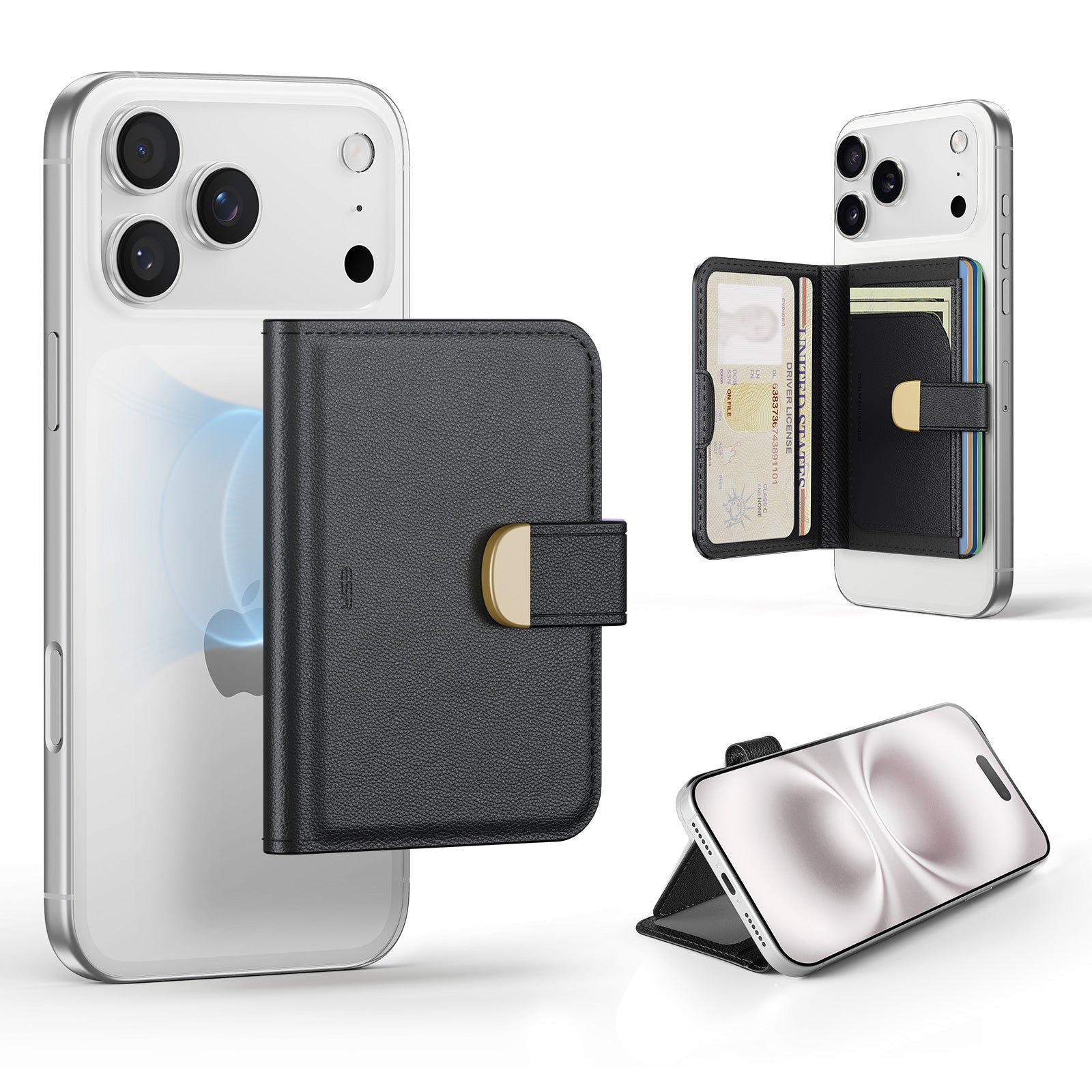Aura Clutch Magnetic Wallet - Black ESR ESR