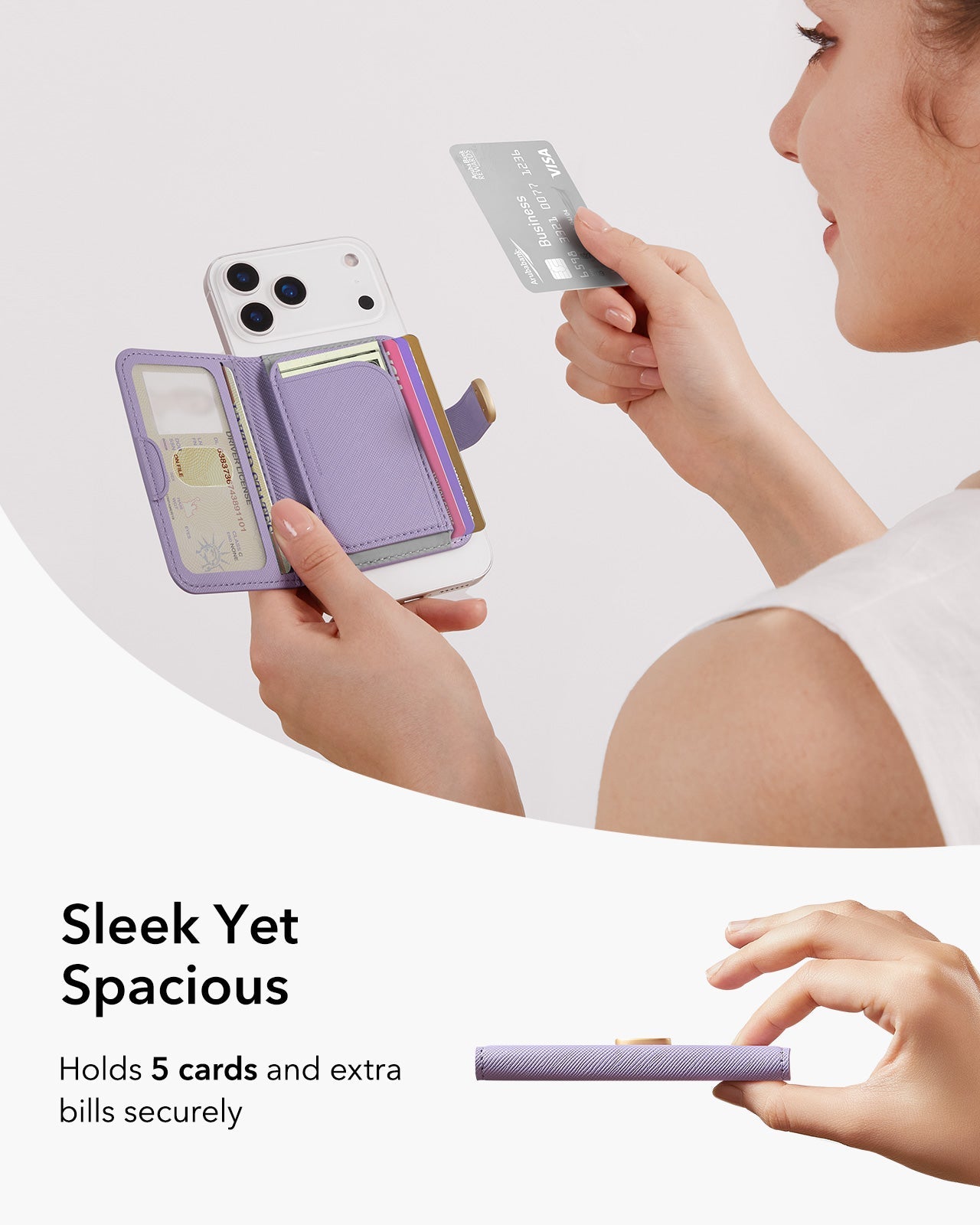Aura Clutch Magnetic Wallet - Lavender ESR ESR