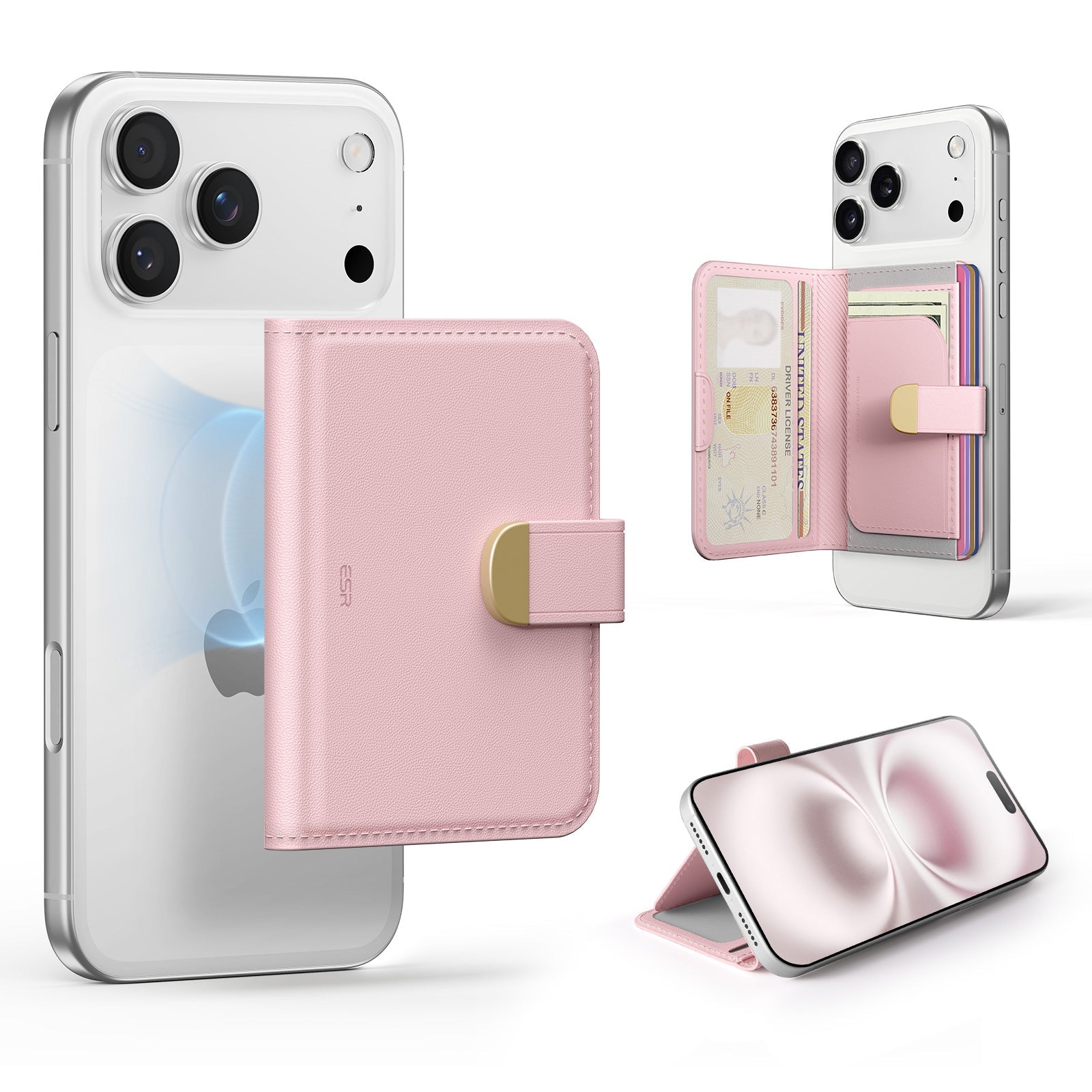 Aura Clutch Magnetic Wallet - Pink ESR ESR