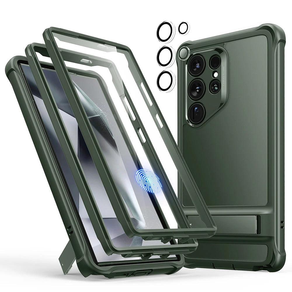 Galaxy S24 Ultra Armor Kickstand Case - Frosted Green - ESR
