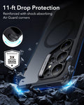 Galaxy S25 Ultra HaloLock Classic Hybrid Case - Frosted Black ESR ESR