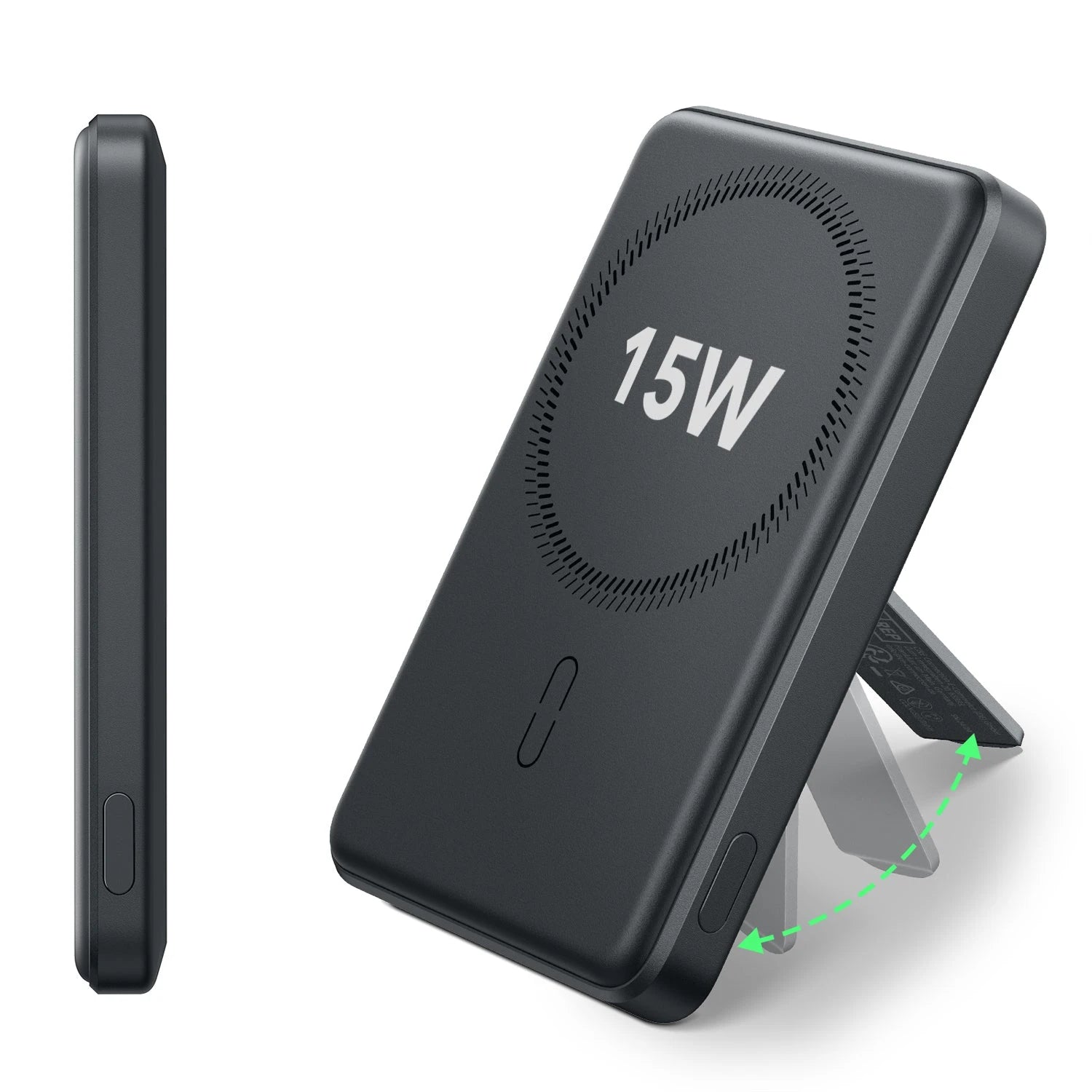 Black Qi2 10,000mAh MagSafe Power Bank with Kickstand | ESR