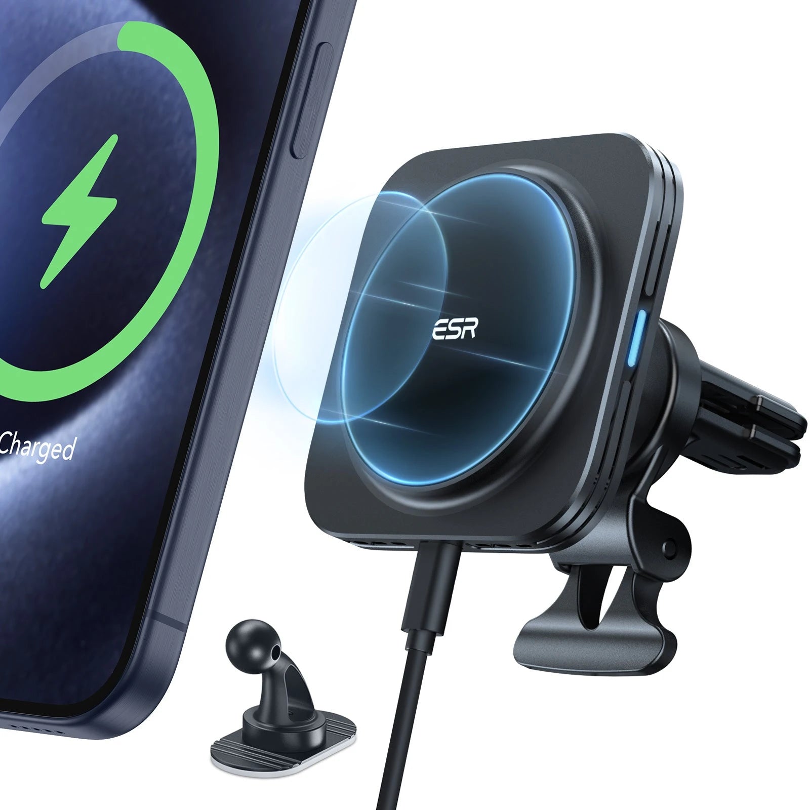 Support Chargeur Sans Fil Magn tique Voiture Pour IPhone 12 support-chargeur-sans-fil-magn-tique-voiture-pour-iphone-12