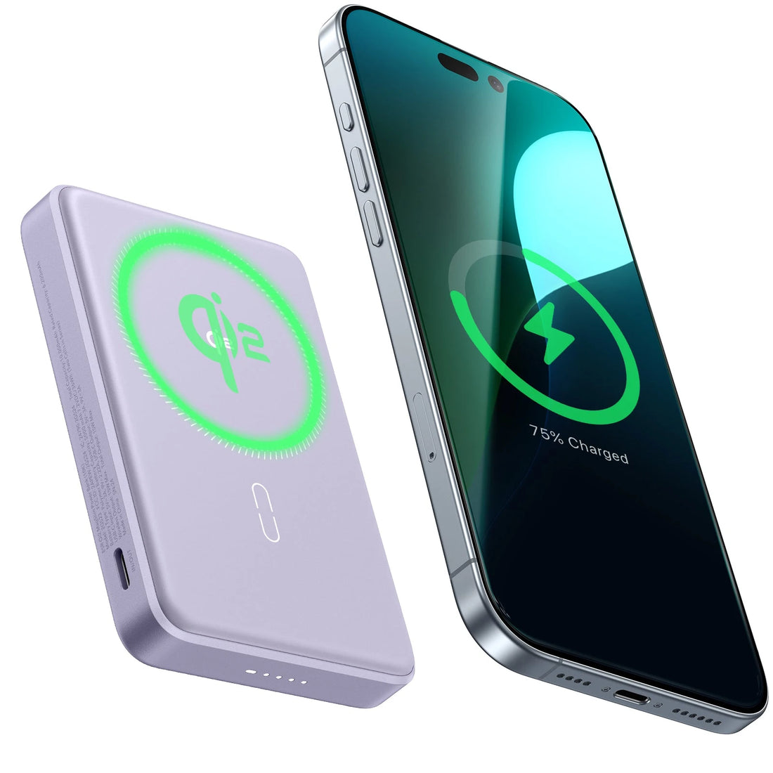 Qi2 MagSlim Power Bank (10K) - Lavender ESR ESR