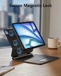 iPad Air 11“ (2025) Rebound Magnetische Tastatur Hülle 360 Pencil Bündel - DE Layout-White ESR ESR