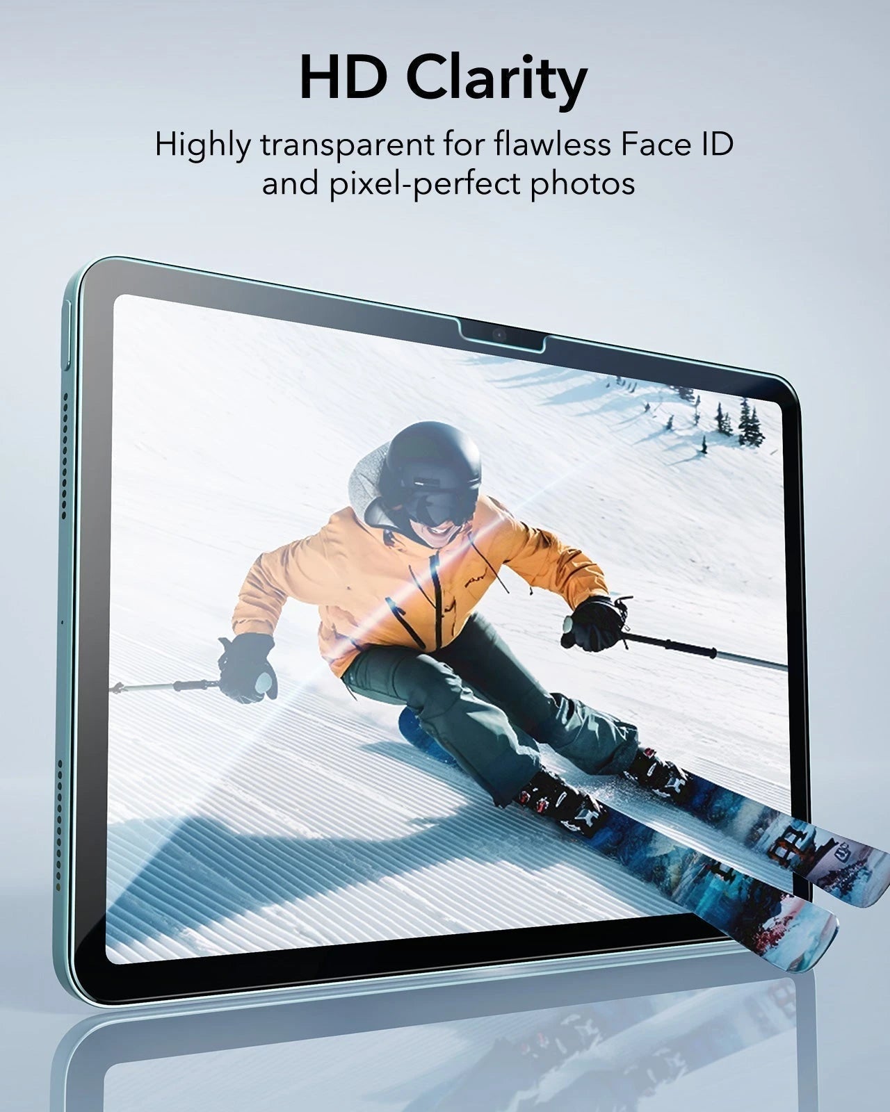 iPad Air 13“ (2025) Magnetische Rebound Tastatur Hülle 360 Schutz Paper Feel Bündel - DE Layout -Schwarz ESR ESR