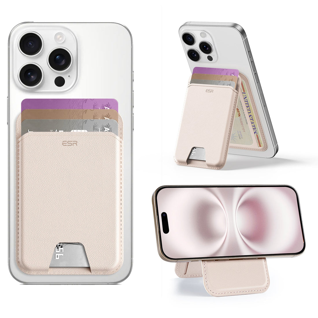 Aura Wallet Stand (HaloLock) - Cream Beige ESR ESR