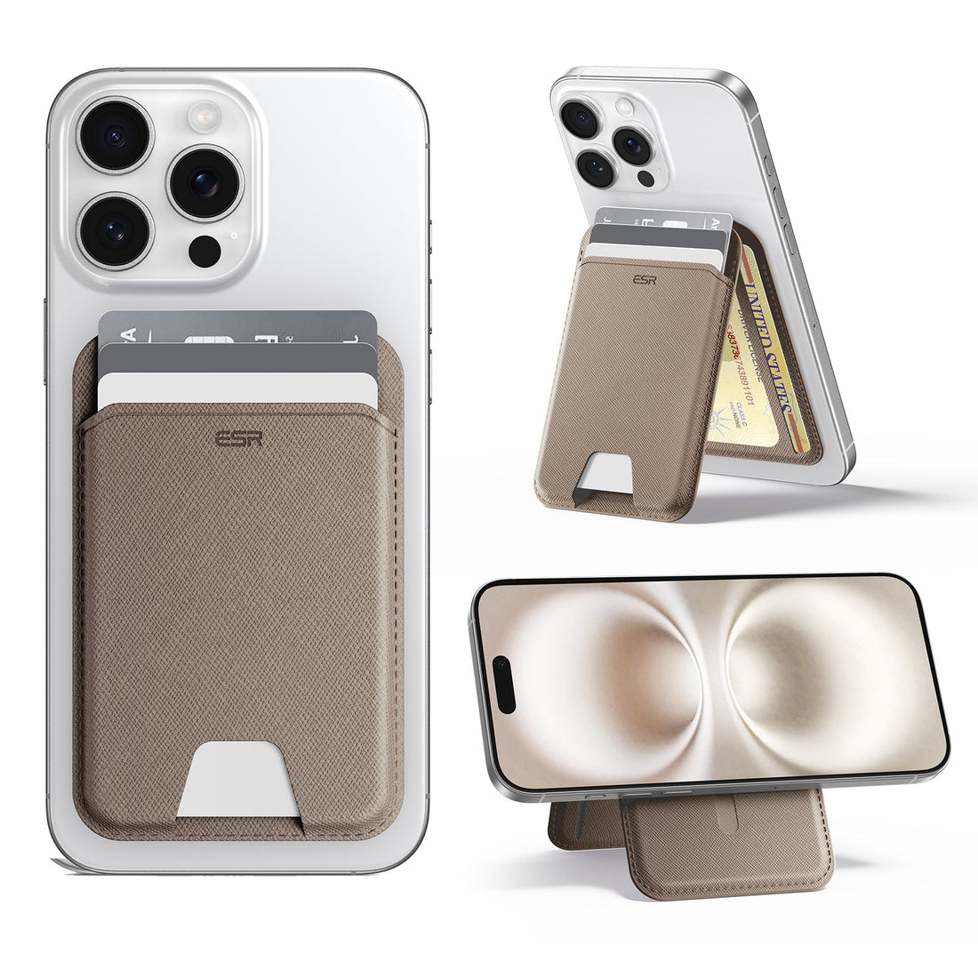 Aura Wallet Stand (HaloLock) - Elephant Gray ESR ESR