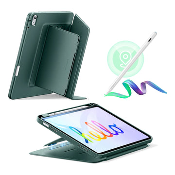 iPad 10th Gen Bundle Flip Magnetic Case with Geo Digital Pencil - Green ESR ESR