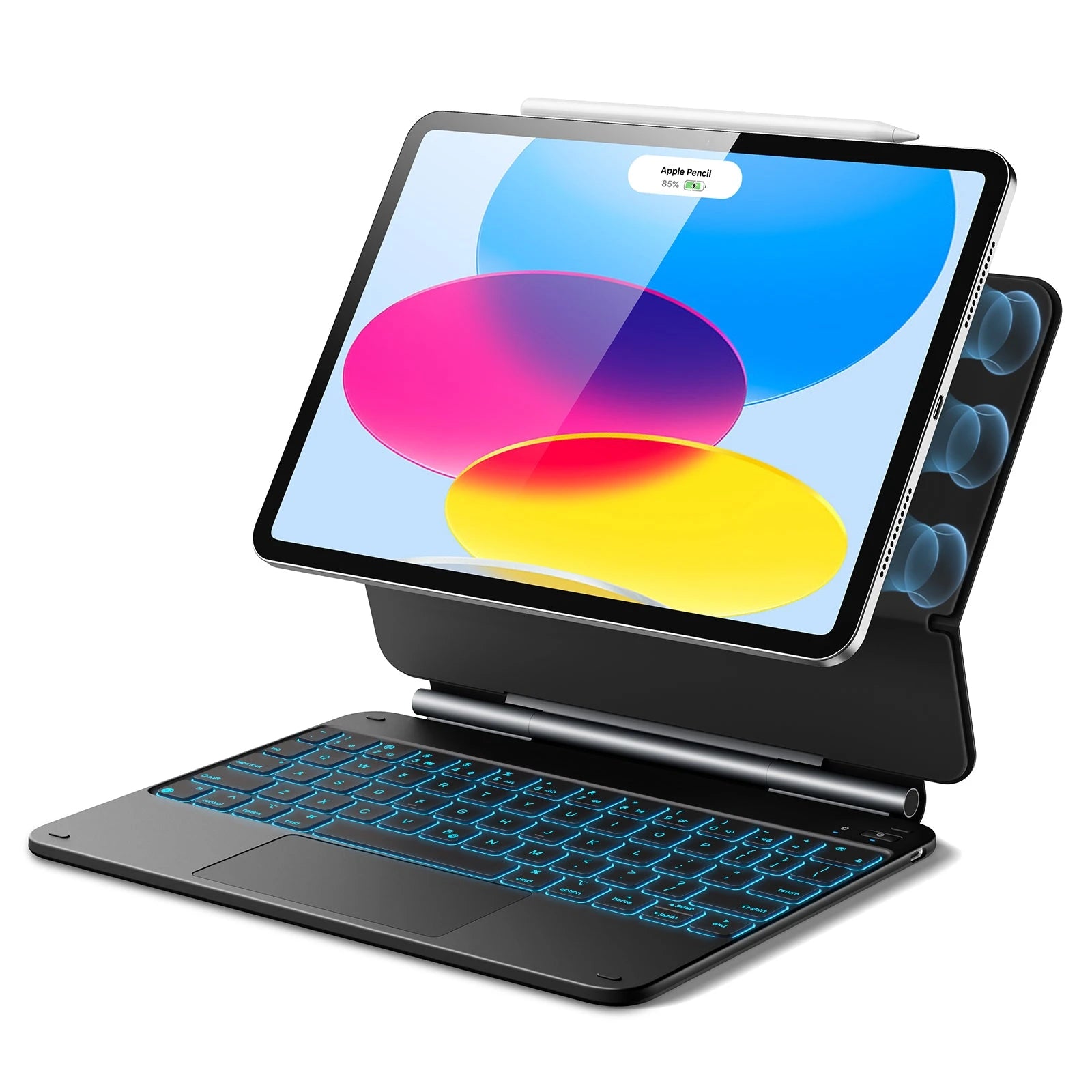 Black iPad 10th Generation Magnetic Keyboard Case | ESR Rebound