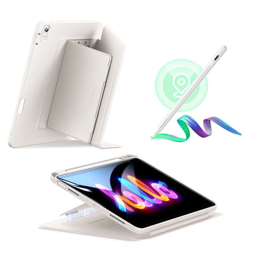 iPad Air 11" (2024) Bundle Flip Magnetic Case with Geo Digital Pencil - Starlight ESR ESR