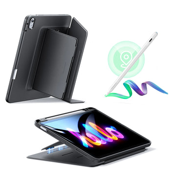 iPad Air 11" (M3) 2025 Bundle Flip Magnetic Case with Geo Digital Pencil - Black ESR ESR