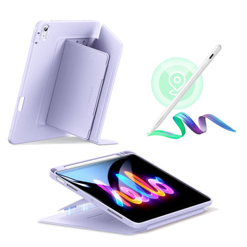 iPad Air 11" (M3) 2025 Bundle Flip Magnetic Case with Geo Digital Pencil - Light Purple ESR ESR