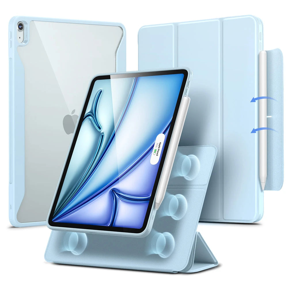 Sky Blue iPad Air 11-inch (M4) Stylish Hybrid Case | ESR Rebound 360