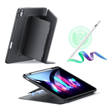 iPad Air 13" (M2) 2024 Bundle Flip Magnetic Case with Geo Digital Pencil - Black ESR ESR