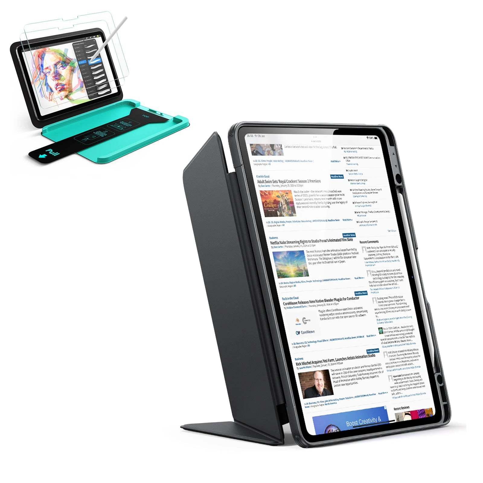 Black iPad Air 13