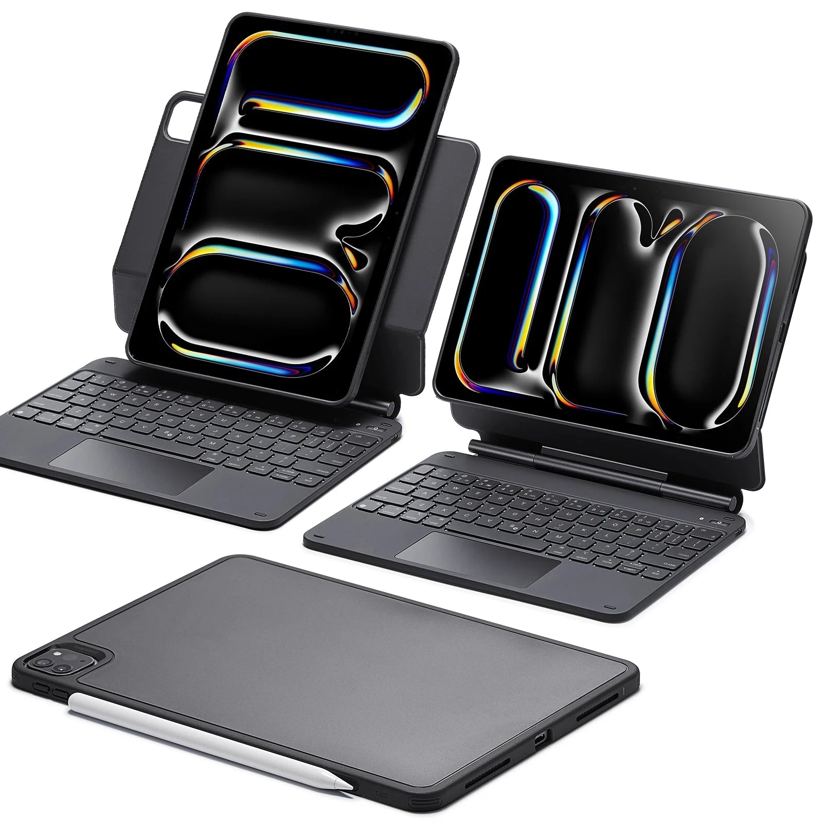 Black iPad Pro 11 inch(2024) Magnetic Keyboard Case - ESR Rebound 360 Black iPad Pro 11 inch(2024) Magnetic Keyboard Case - ESR Rebound 360