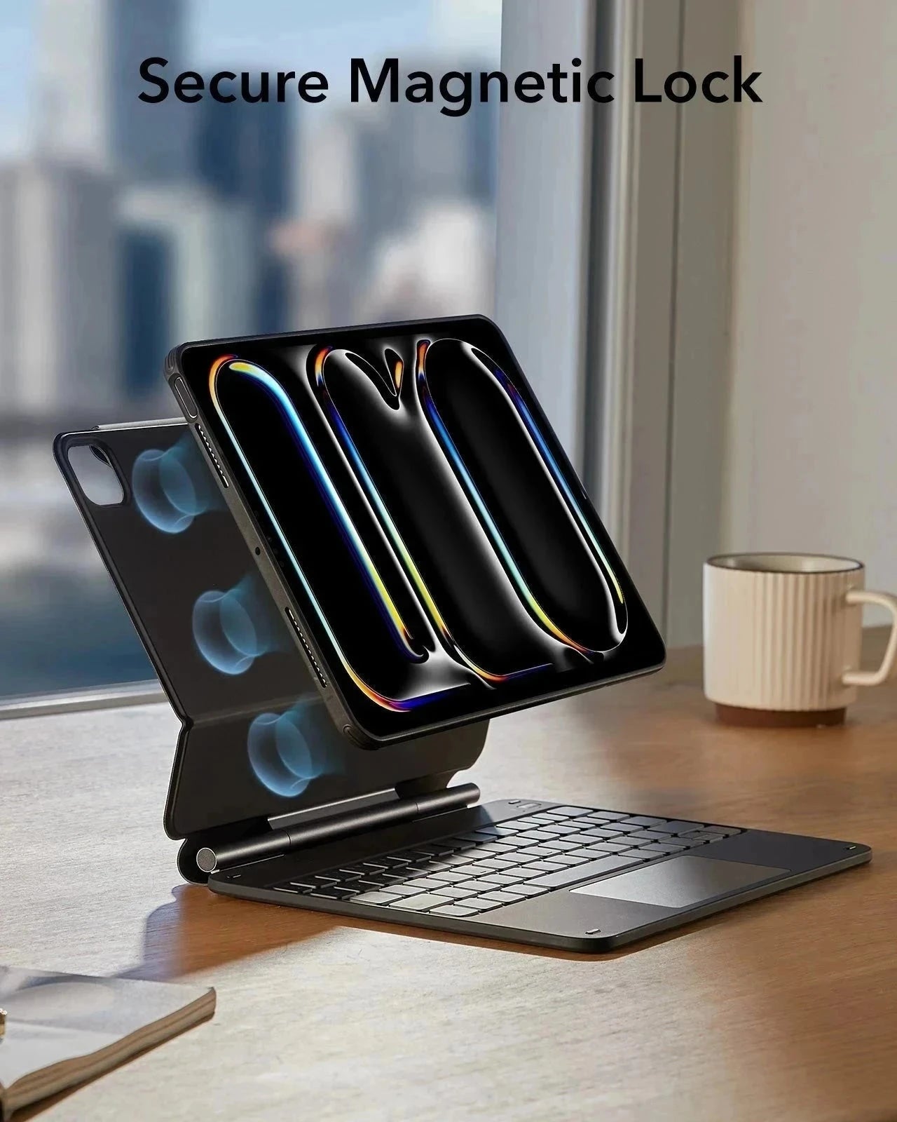 iPad Pro 11 inch (m5,202,5) Rebound Magnetic Keyboard Case 360