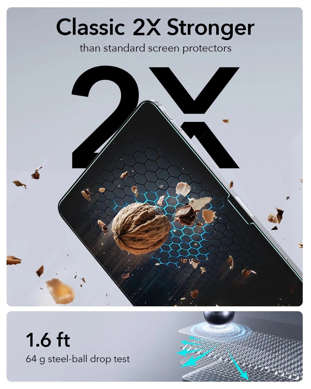 iPad Pro 11" (2024) UltraFit Classic Screen Protector – 2 Pack ESR ESR