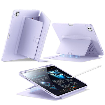 iPad Pro 13" (2024) Flip Magnetic Case with Pencil Holder - Purple ESR ESR