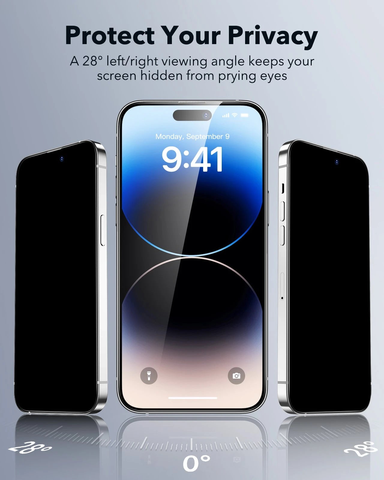 Best Privacy Screen Protector for iPhone 14 Pro Max ESR protect your privacy