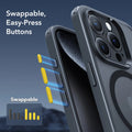 iPhone 15 Pro Classic Pro Case (HaloLock) Set - Frosted Black ESR ESR