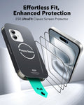ESR iPhone 16 Tempered Glass Screen Protector 3 Pack