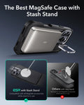 iPhone 16 Pro Max Cyber Tough Case with Stand Magsafe KF4