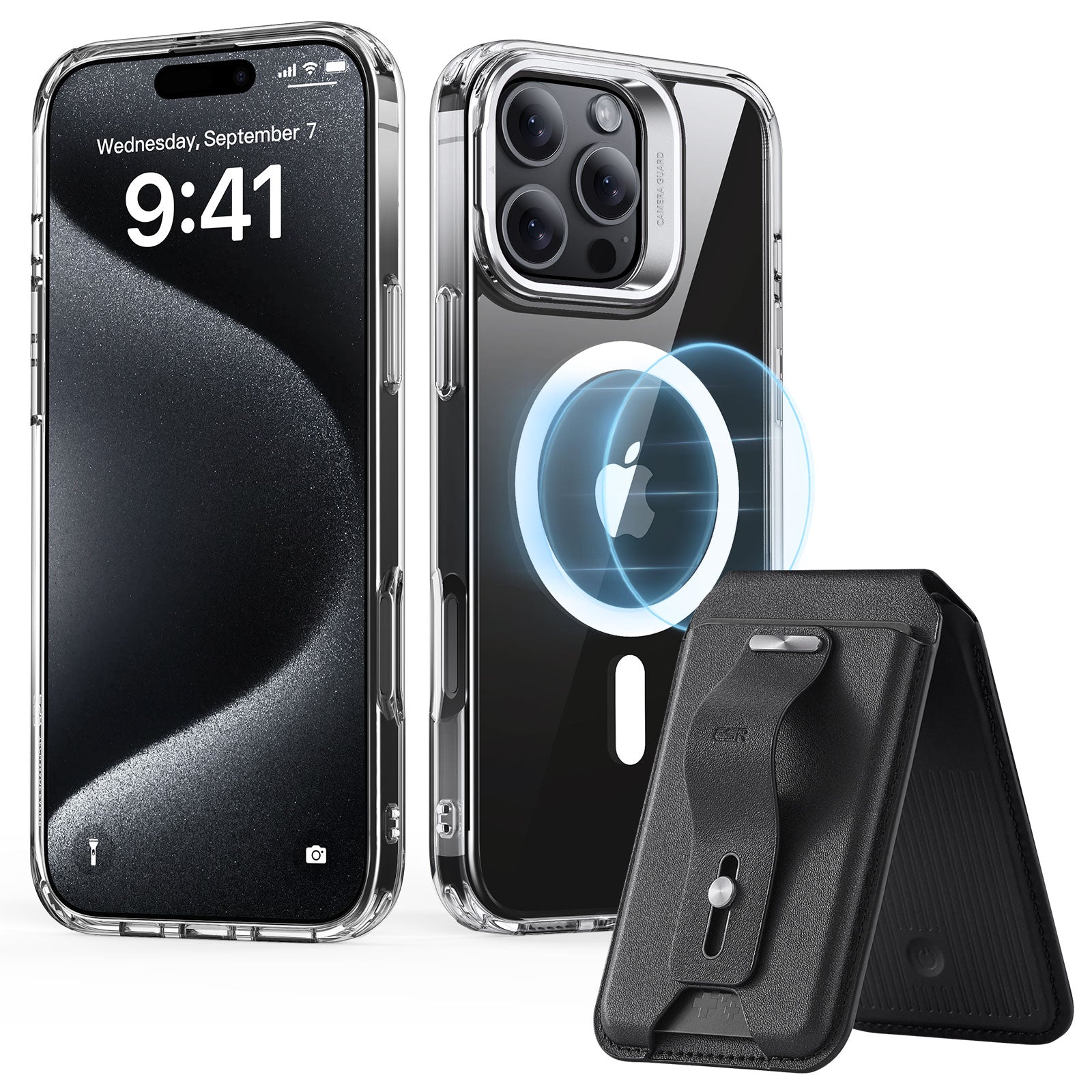 iPhone 16 Pro Max Wallet Case with Magsafe - ESR iPhone 16 Pro Max Wallet Case with Magsafe - ESR
