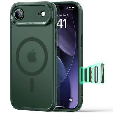 iPhone 17 Air Magsafe Case with Camera Control Frosted Green