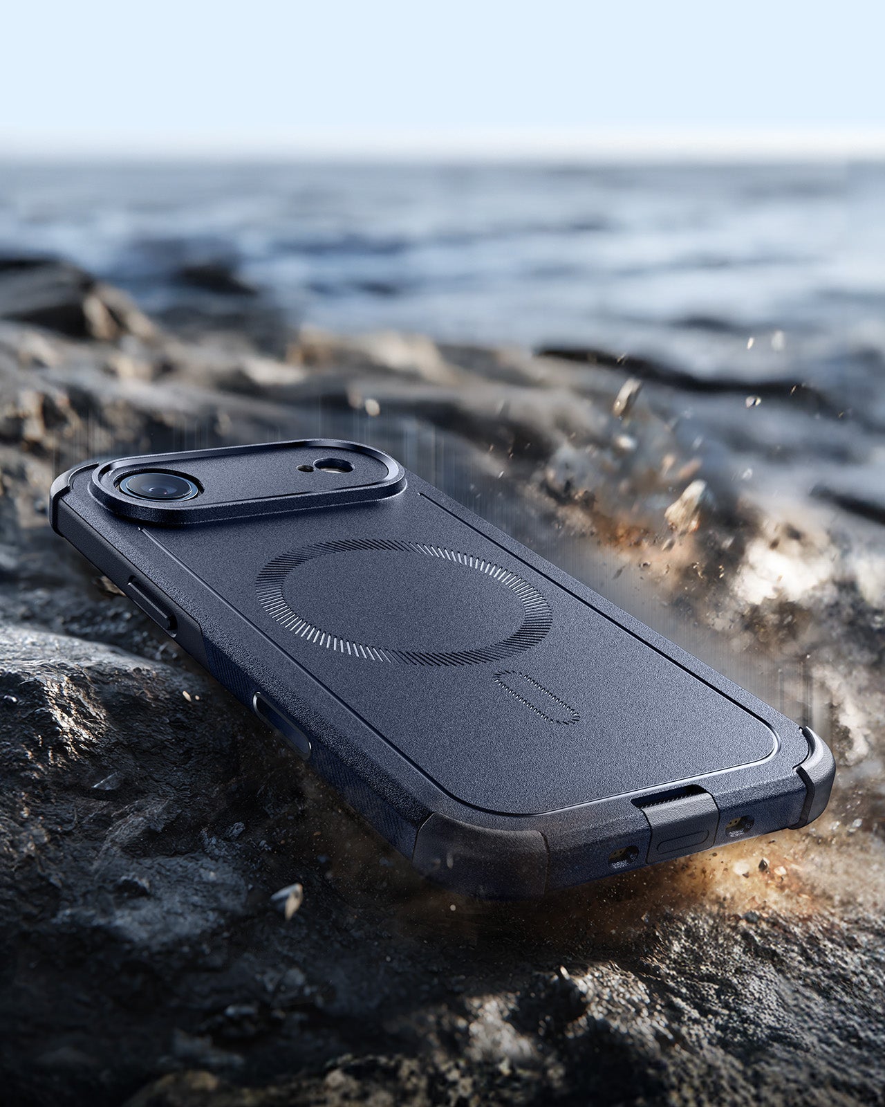 ESR iPhone 17 Air Cyber Tough Magsafe Case with Camera Control Blue