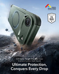 ESR iPhone 17 Air Cyber Tough Magsafe Case with Camera Control Green