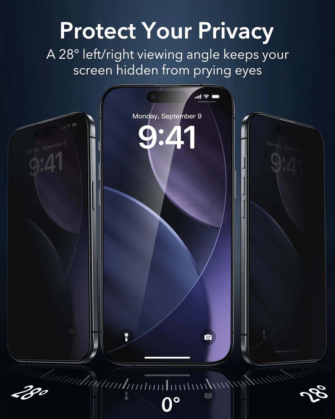 ESR iPhone 17 Air UltraFit Armorite Privacy Screen Protector protect your privacy