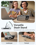 iPhone 17 Classic Hybrid Magsafe Case Clear Versatile Stash Stand