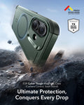 ESR iPhone 17 Cyber Tough Magsafe Case with Camera Control Green