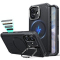 iPhone 17 Cyber Tough Magnetic Case (Camera Control, Stash Stand) - Black ESR ESR