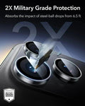 ESR iPhone 17 Pro Max Armorite Camera Lens Protector Clear military grade protection