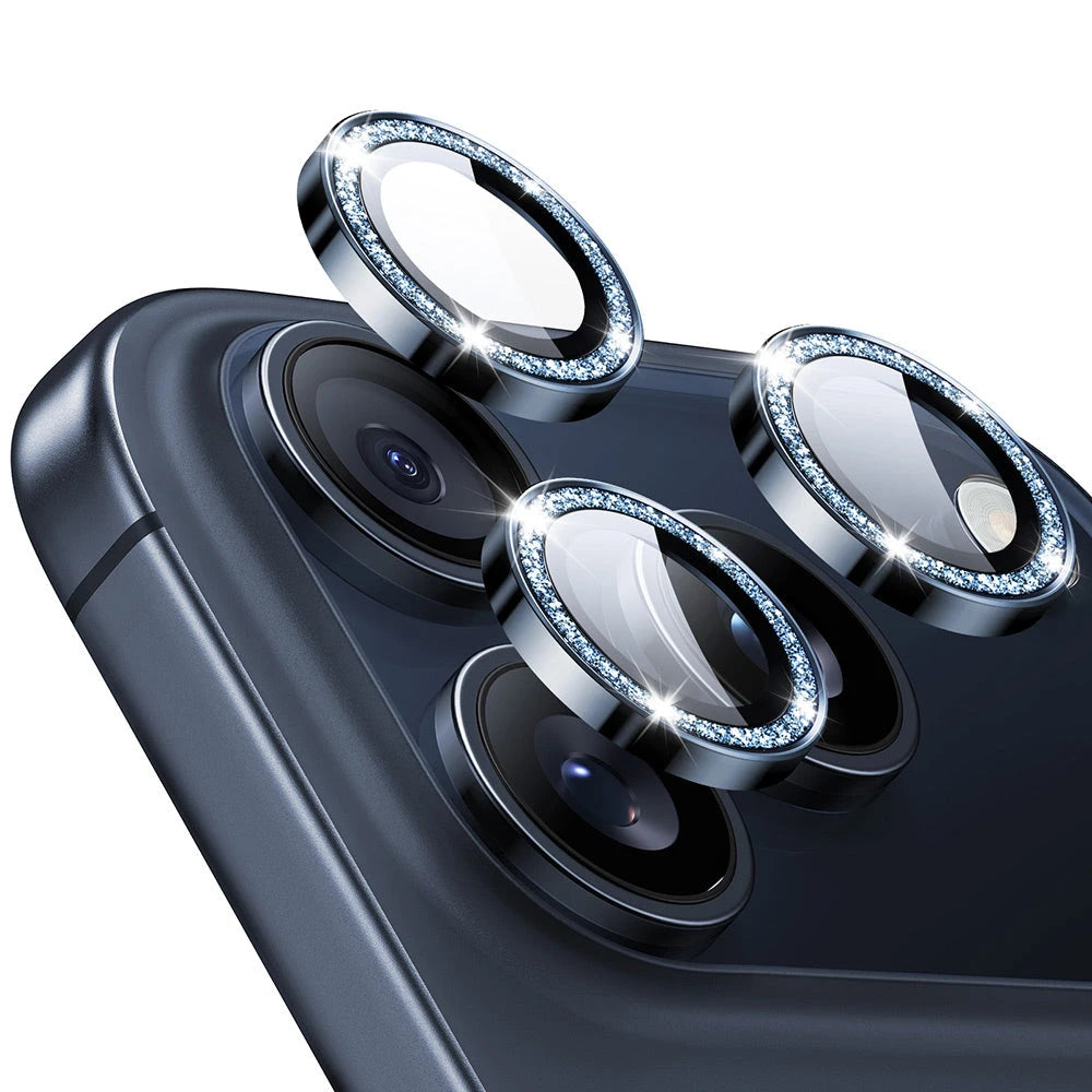 iPhone 17 Pro Max Armorite Camera Lens Protector Blue Shimmer