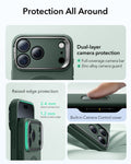 iPhone 17 Pro Max Cloud Soft Magnetic Case (Camera Control, Stash Stand) - Olive Green ESR ESR