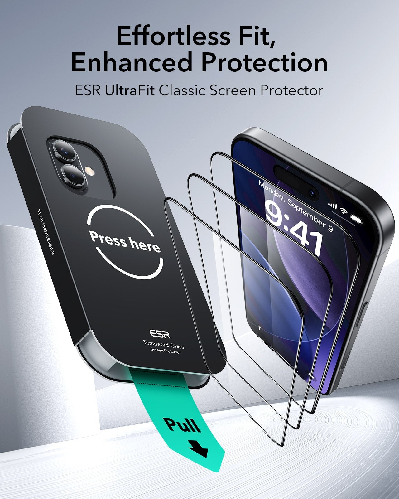 ESR iPhone 17 Tempered Glass Screen Protector