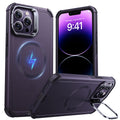 iPhone 14 Pro Max Cyber Tough Magnetic Case (Stash Stand) - Purple ESR ESR
