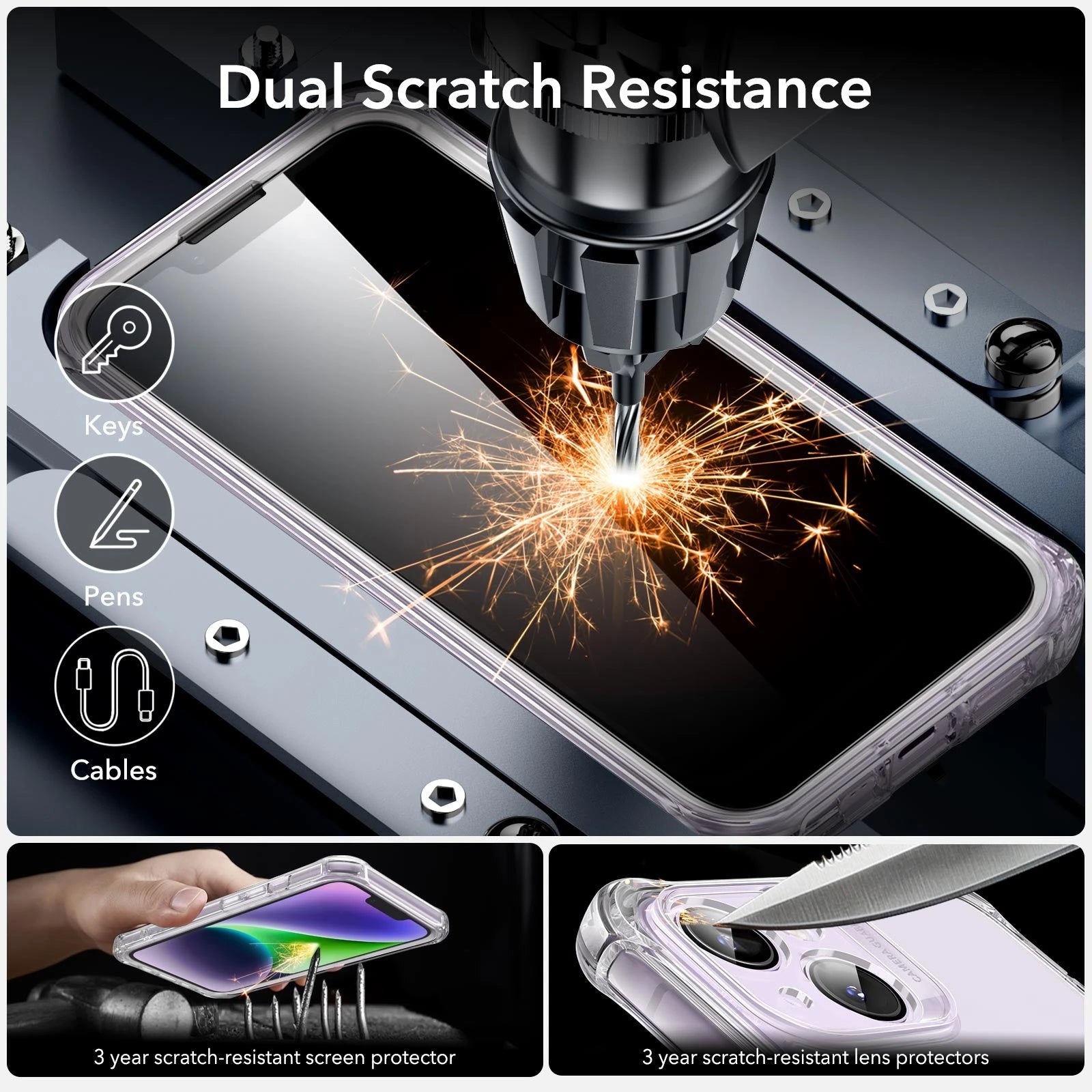 iPhone 14 Armor Tough Case (HaloLock) - Clear ESR ESR