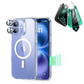 iPhone 16 Classic Hybrid Magnetic Case (Camera Control) & Screen Protection Bundle - Clear ESR ESR