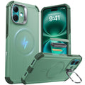 iPhone 16 Cyber Tough Magnetic Case (Camera Control, Stash Stand) - Light Green ESR ESR